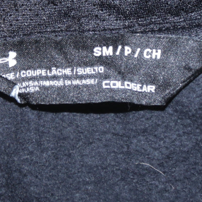 Mens UK Size S Under armour Black Pullover Hoodie