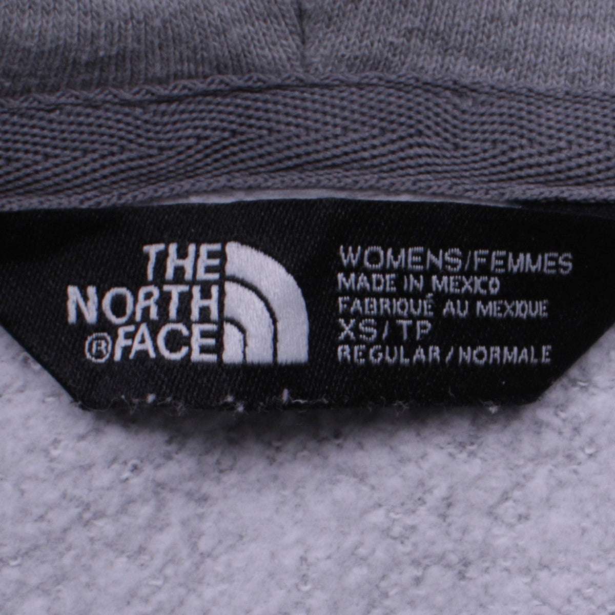 Womens UK Size XS The North Face Grey Pullover Hoodie