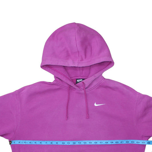Womens UK Size M Nike Pink Pullover Hoodie