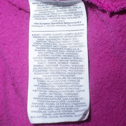 Womens UK Size M Nike Pink Pullover Hoodie