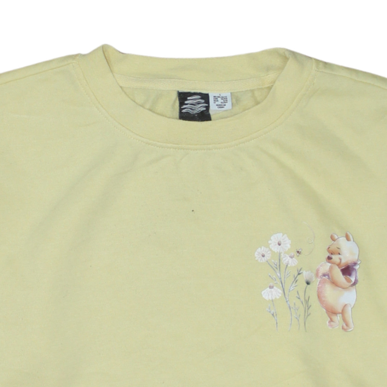 Womens UK Size S Primark Yellow Pullover Sweatshirt