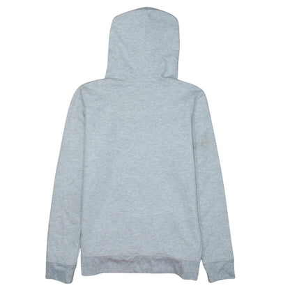 Gap Womens Grey Floral Logo Pullover Hoodie Size S