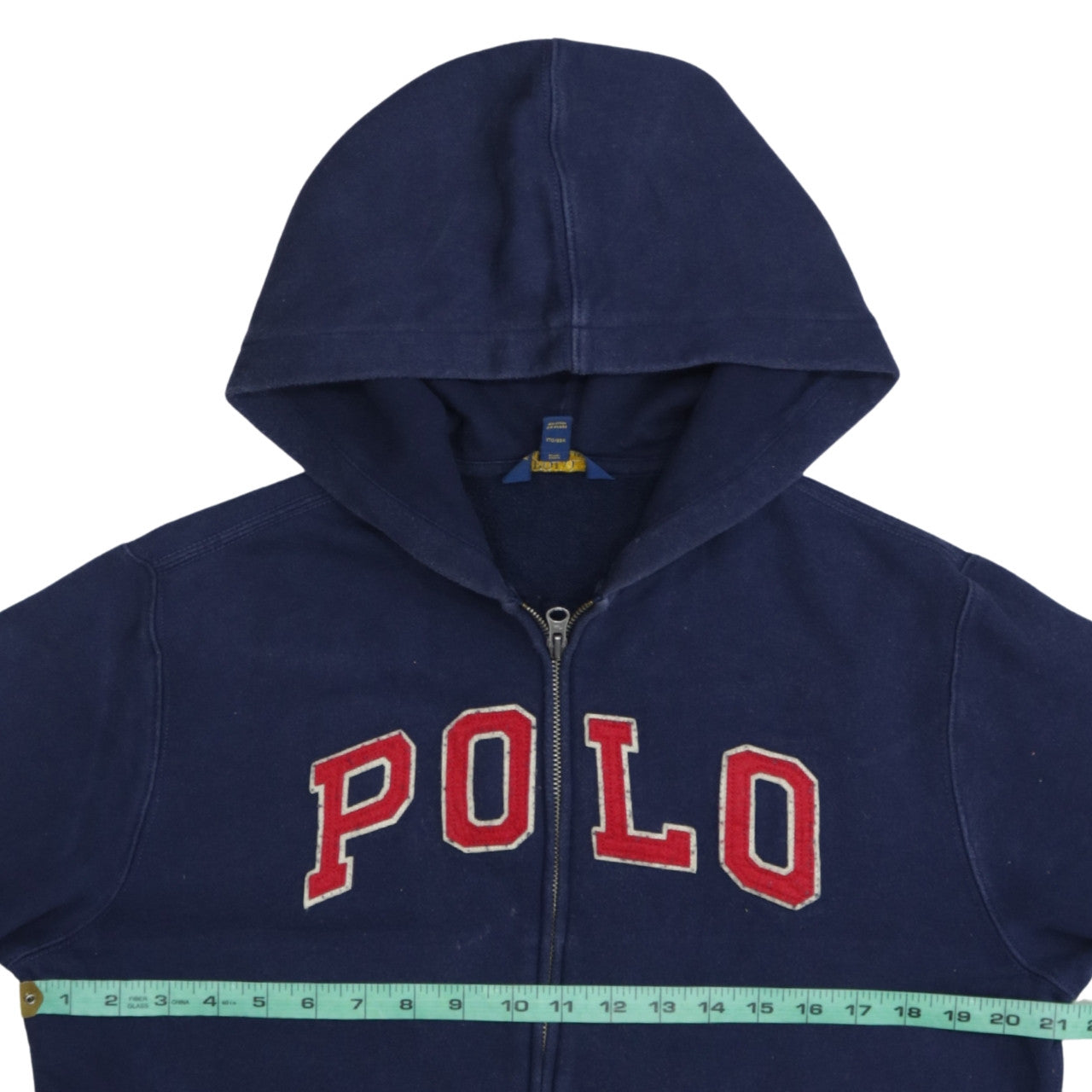 Womens UK Size XL Polo Ralph Lauren Blue Full Zip Hoodie