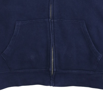 Womens UK Size XL Polo Ralph Lauren Blue Full Zip Hoodie