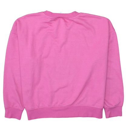 Womens UK Size S Disney Pink Pullover Sweatshirt