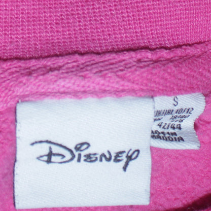 Womens UK Size S Disney Pink Pullover Sweatshirt