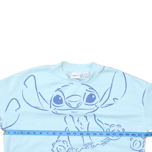 Womens UK Size S Disney Blue Pullover Sweatshirt