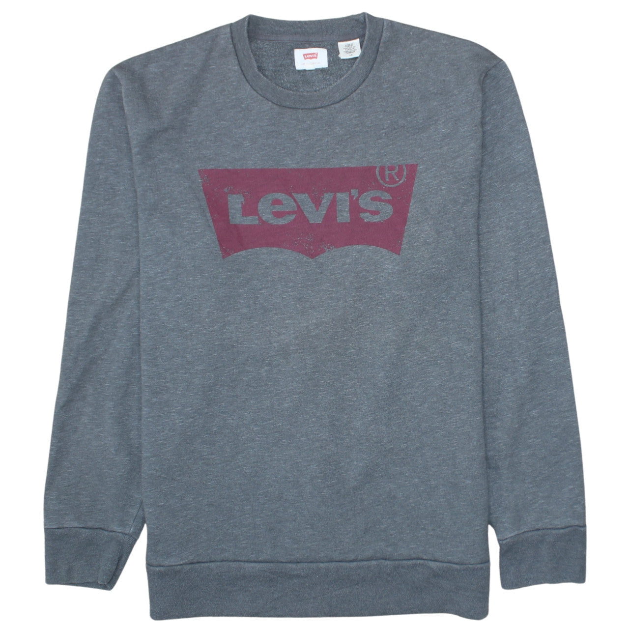 Mens UK Size L Levi's Grey Pullover Sweatshirt
