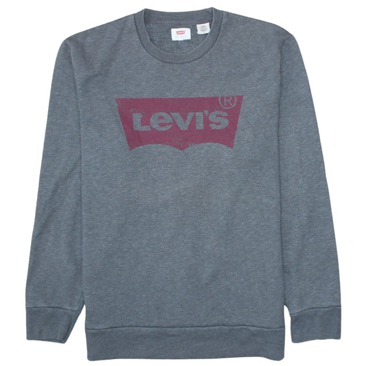 Mens UK Size L Levi's Grey Pullover Sweatshirt