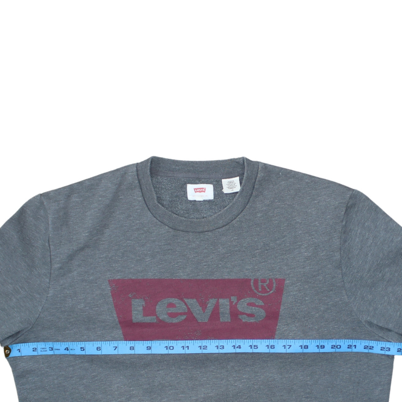 Mens UK Size L Levi's Grey Pullover Sweatshirt
