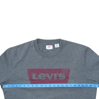 Mens UK Size L Levi's Grey Pullover Sweatshirt