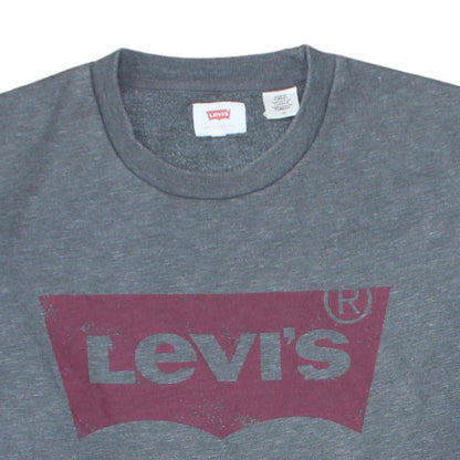 Mens UK Size L Levi's Grey Pullover Sweatshirt