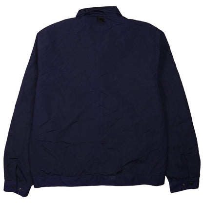 Luke Men's Blue XL Cotton Casual Button Jacket