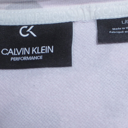 Womens UK Size L Calvin Klein Grey Pullover Sweatshirt