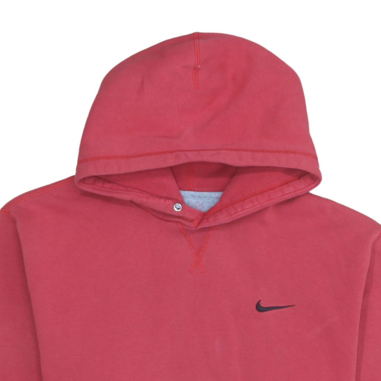 Mens UK Size XL Nike Red Pullover Hoodie