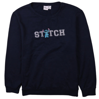 Womens UK Size 14 Disney Blue Pullover Sweatshirt