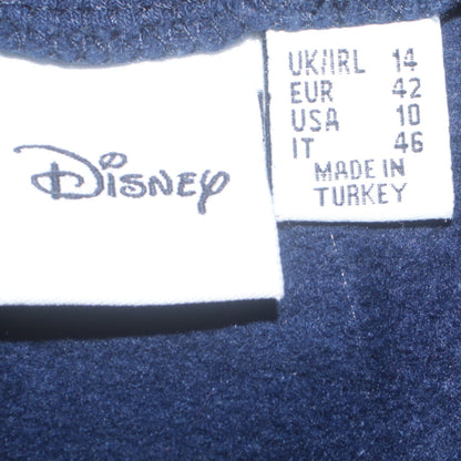 Womens UK Size 14 Disney Blue Pullover Sweatshirt