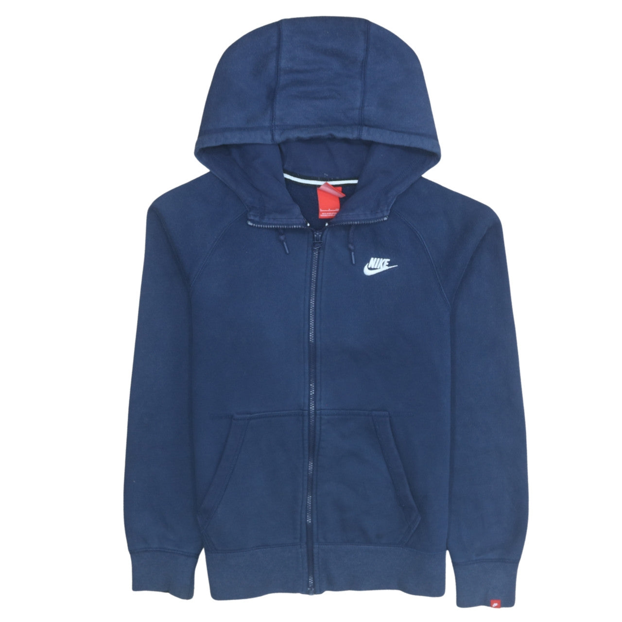 Mens UK Size S Nike Blue Full Zip Hoodie