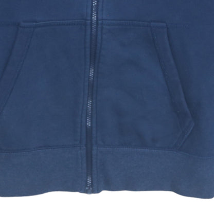 Mens UK Size S Nike Blue Full Zip Hoodie