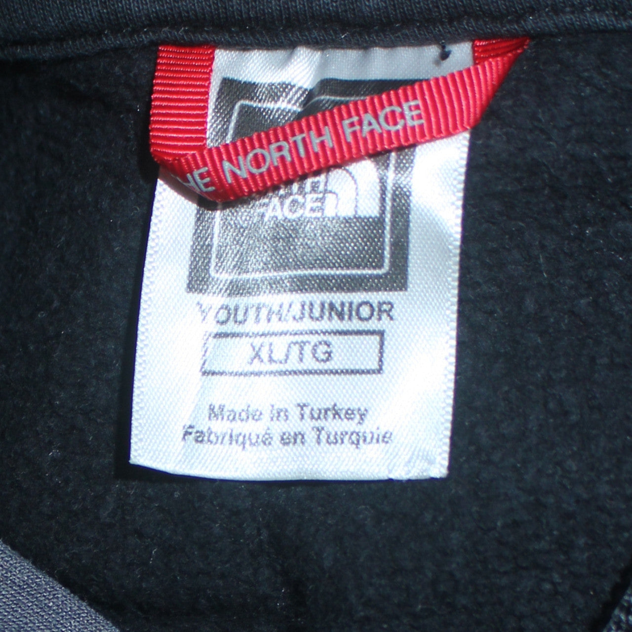 Boys UK Size XL The North Face Black Pullover Hoodie