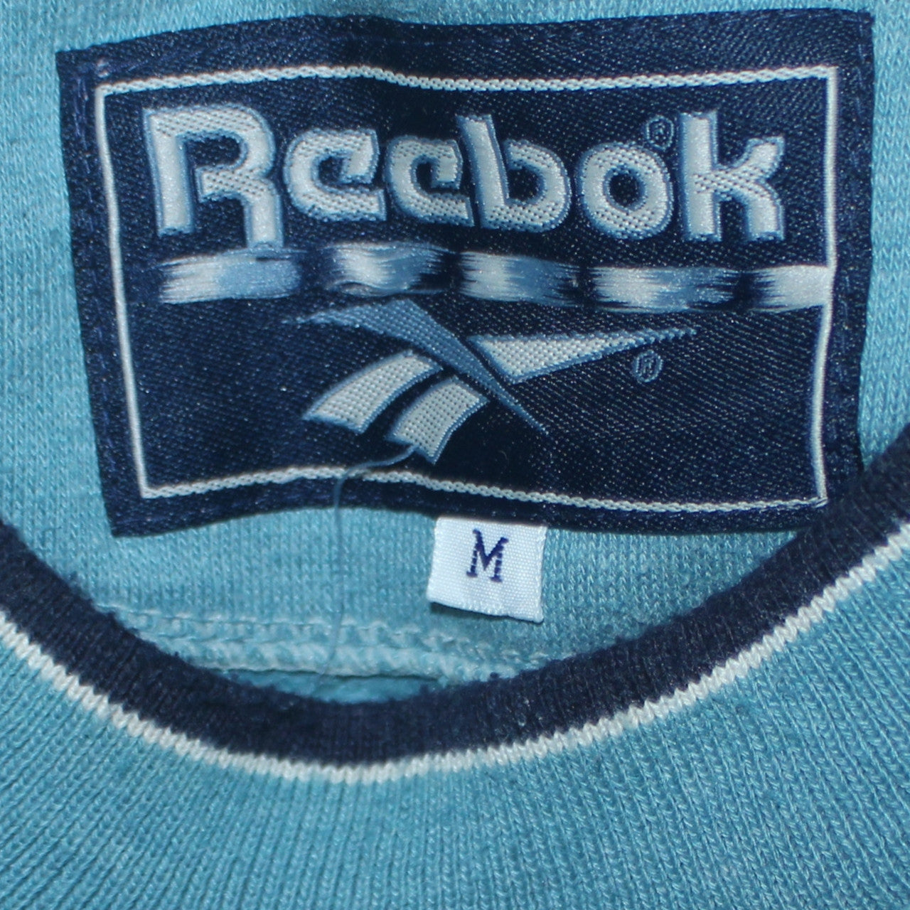 Womens UK Size M Reebok Blue Pullover Sweatshirt