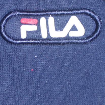 Mens UK Size S FILA Blue Pullover Hoodie