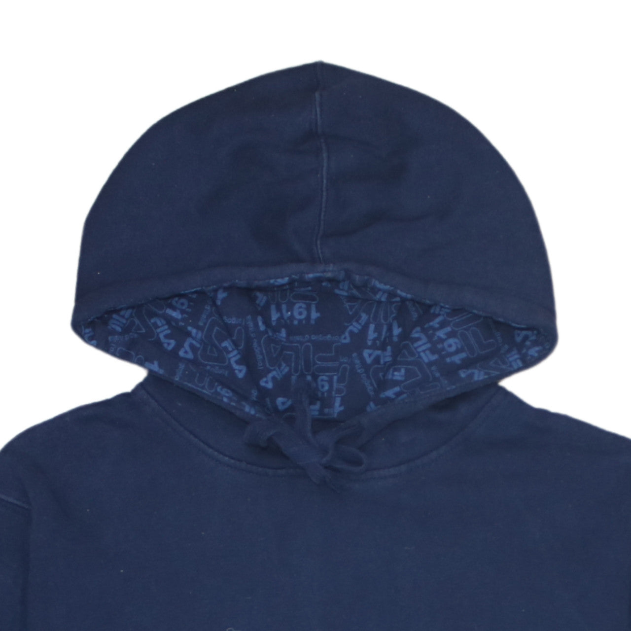 Mens UK Size S FILA Blue Pullover Hoodie