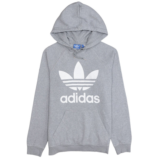 Mens UK Size S adidas Grey Pullover Hoodie