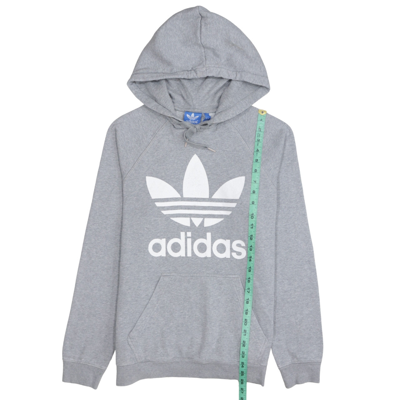 Mens UK Size S adidas Grey Pullover Hoodie