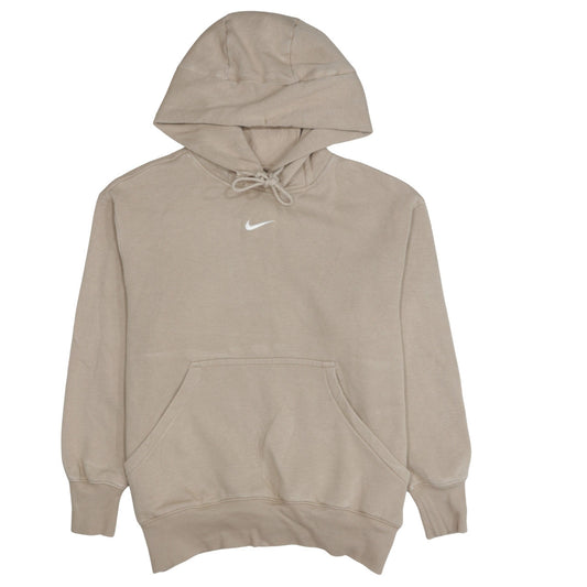 Womens UK Size XS Nike Beige Pullover Hoodie