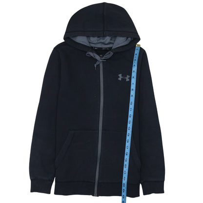 Mens UK Size S Under armour Black Full Zip Hoodie
