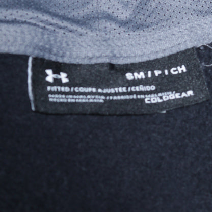 Mens UK Size S Under armour Black Full Zip Hoodie