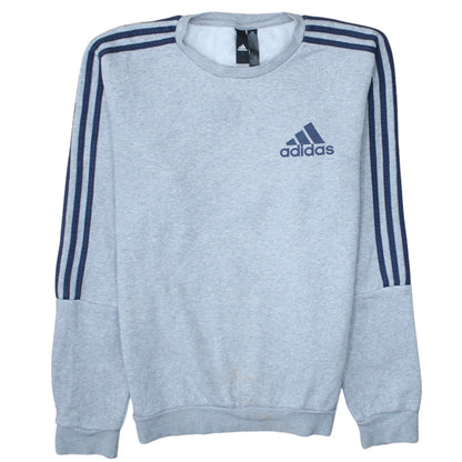 Mens UK Size S adidas Grey Pullover Sweatshirt