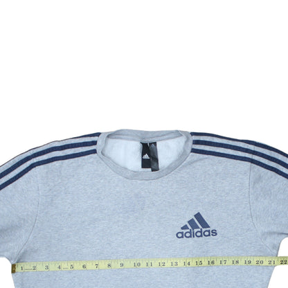 Mens UK Size S adidas Grey Pullover Sweatshirt