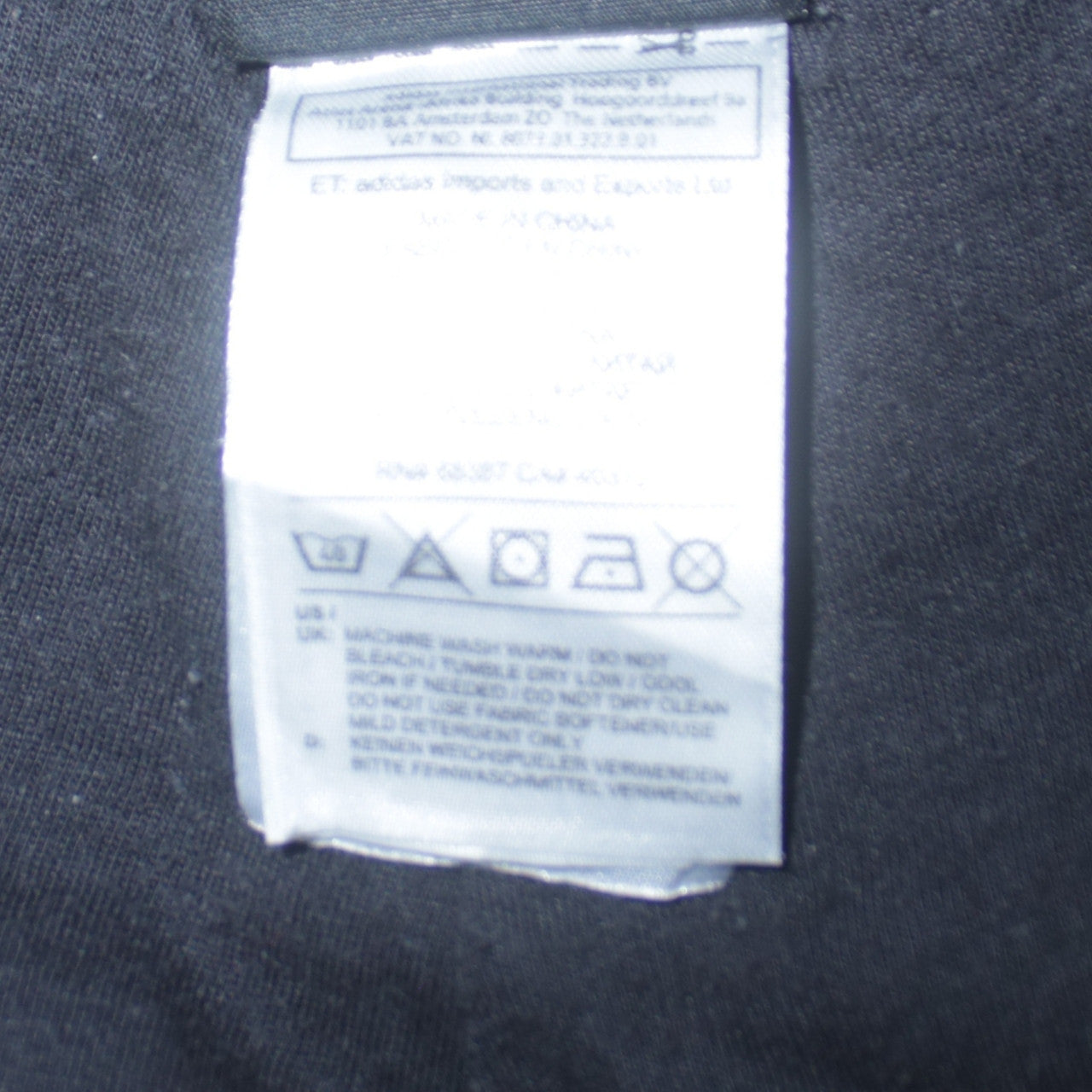 Mens UK Size M adidas Regular Fit Jogger Black Trousers