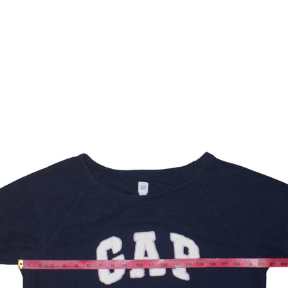 Womens UK Size M Gap Blue Pullover Sweatshirt