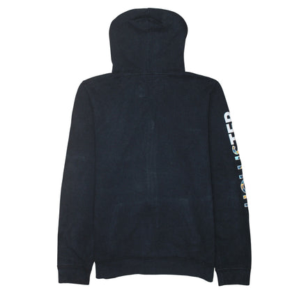 Mens UK Size L Hollister Black Full Zip Hoodie