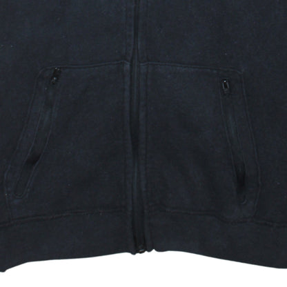 Mens UK Size L Hollister Black Full Zip Hoodie
