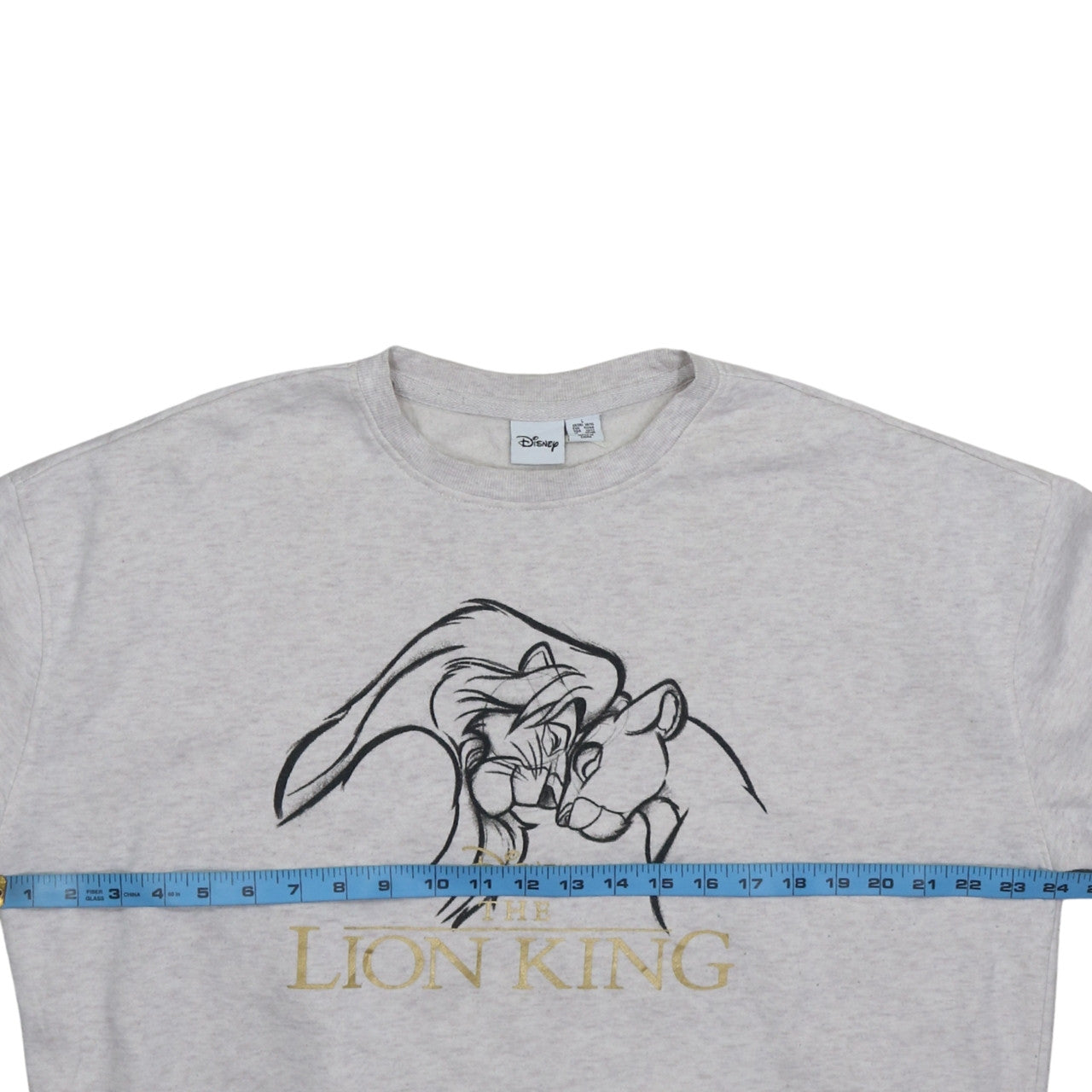 Womens UK Size L Disney Grey Pullover Sweatshirt