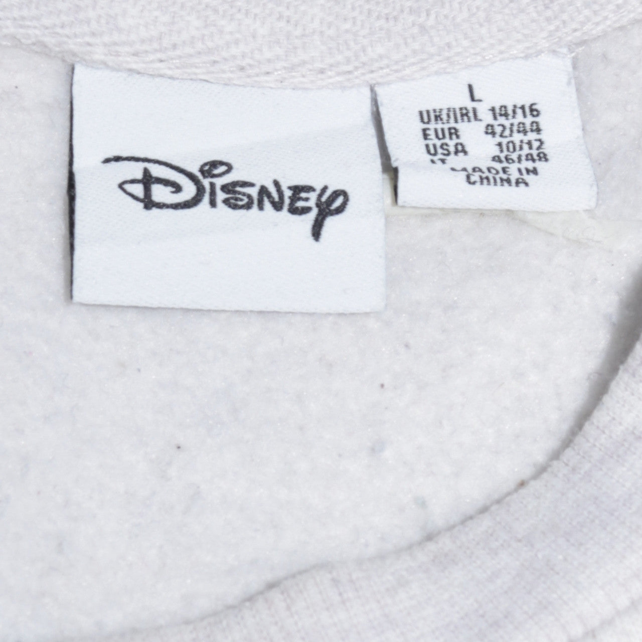 Womens UK Size L Disney Grey Pullover Sweatshirt
