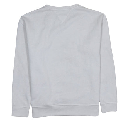 Womens UK Size S Tommy Jeans White Pullover Sweatshirt