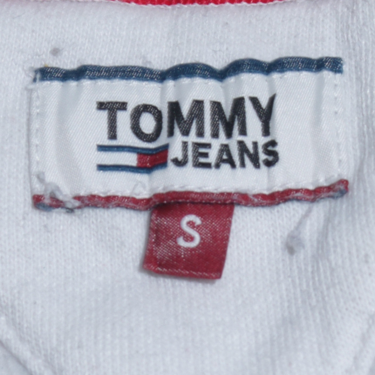 Womens UK Size S Tommy Jeans White Pullover Sweatshirt