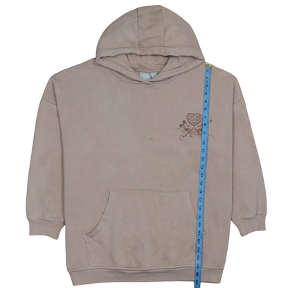 Womens UK Size M Primark Beige Pullover Hoodie