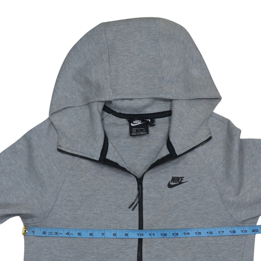 Mens UK Size S Nike Grey Full Zip Hoodie