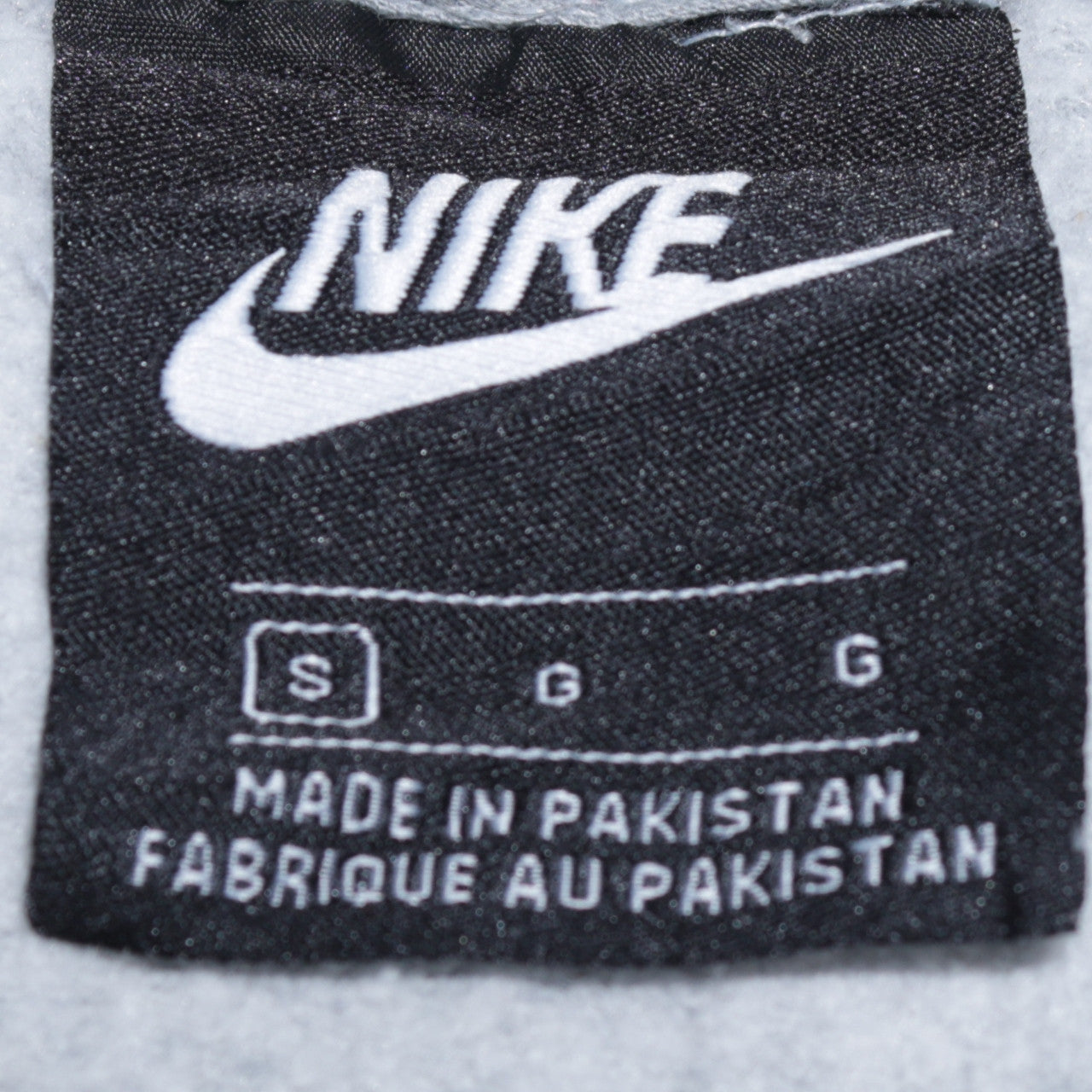 Mens UK Size S Nike Grey Full Zip Hoodie