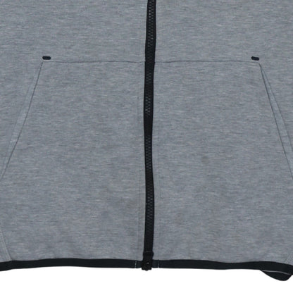 Mens UK Size S Nike Grey Full Zip Hoodie