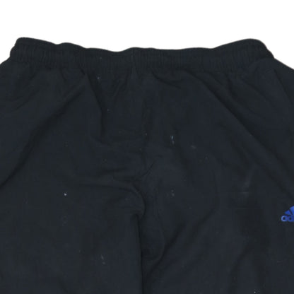 Mens UK Size M adidas Regular Fit Track Pants Black Trousers
