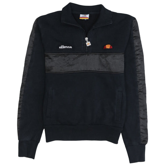 Womens UK Size 6 ellesse Black Pullover Sweatshirt