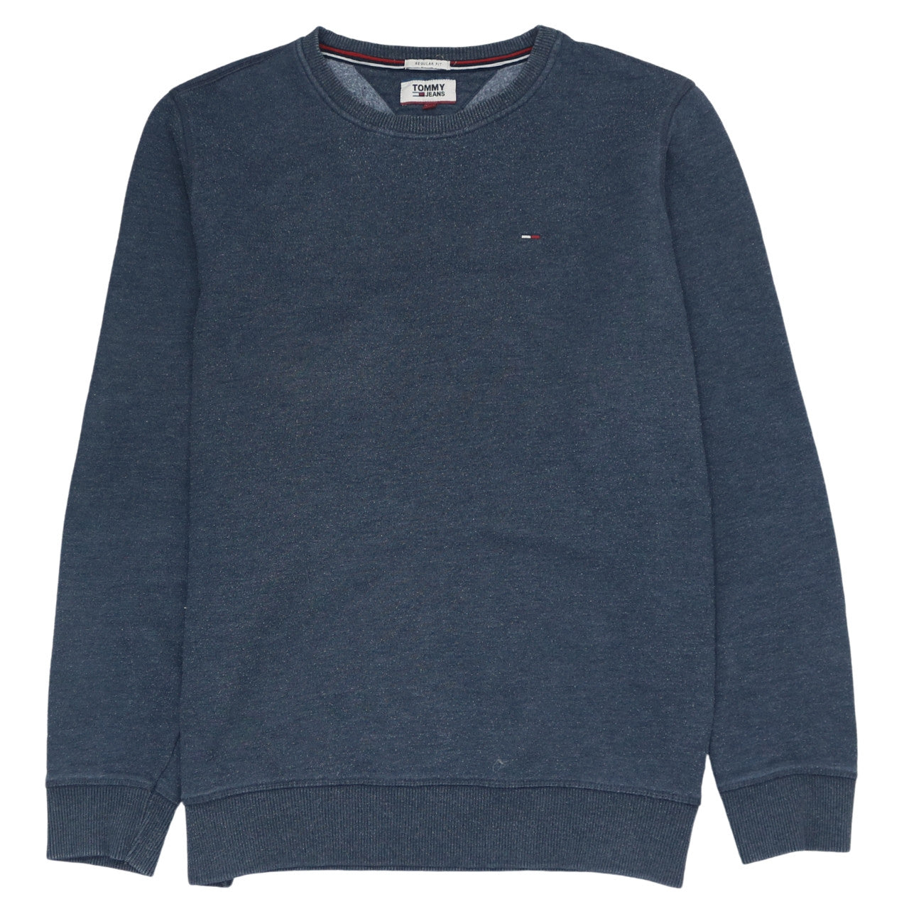 Mens UK Size XL Tommy Jeans Blue Pullover Sweatshirt