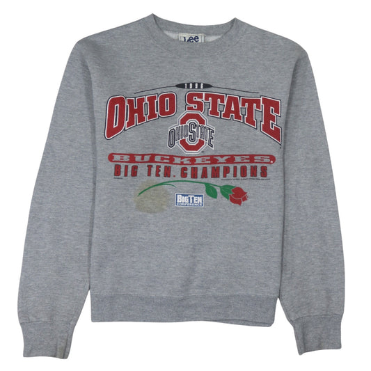 Mens UK Size L Lee Grey Pullover Sweatshirt